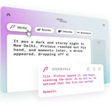 Sudowrite: uma ferramenta de escrita criativa baseada em inteligência artificial