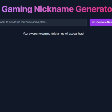 AI Gaming Nickname Generator: Inovando a Criação de Nomes para Jogadores