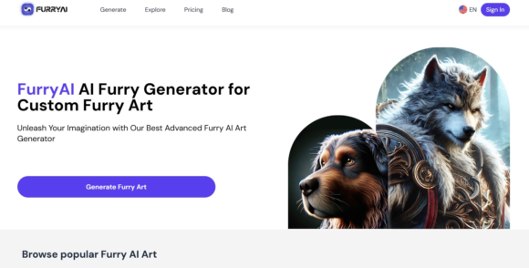 Crie Arte Furry com IA: Conheça o Furry AI Art Generator