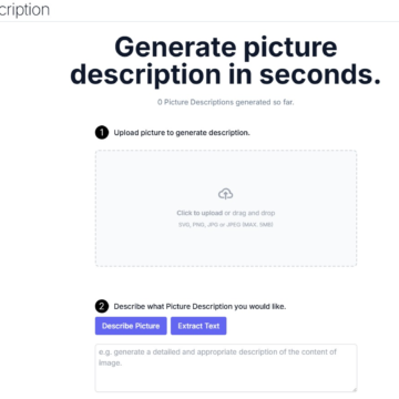 Transforme Imagens em Texto com IA: Conheça o Picture Description