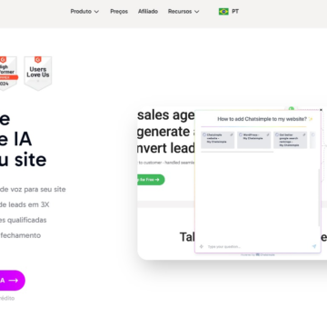 Chatsimple: Transforme Seu Atendimento com Chatbots de IA