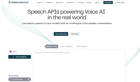 chrome-capture-2025-10-16 Speechmatics: A Revolução da Voz em Tempo Real com IA de Alta Precisão