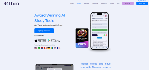 chrome-capture-2025-11-28 (1) TheAstudy: A Ferramenta de IA que Transforma PDFs, Textos e Vídeos em Resumos, Flashcards e Quizzes Automáticos