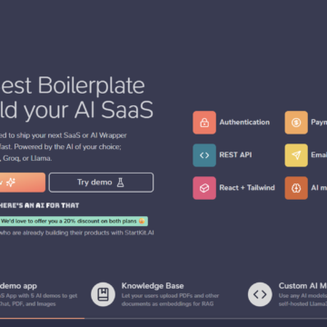 StartKit.ai: acelere a criação do seu produto de IA do zero ao lançamento