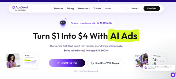 Adsgo.ai: criando anúncios com IA para ganhar velocidade e performance