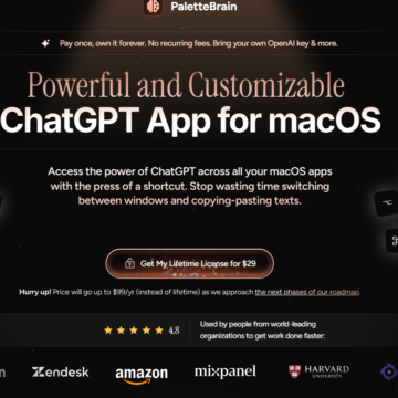 PaletteBrain: leve a inteligência artificial para qualquer aplicativo do seu Mac