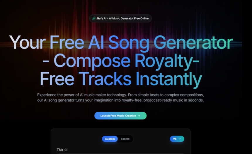 Nafy AI: crie músicas com inteligência artificial em minutos