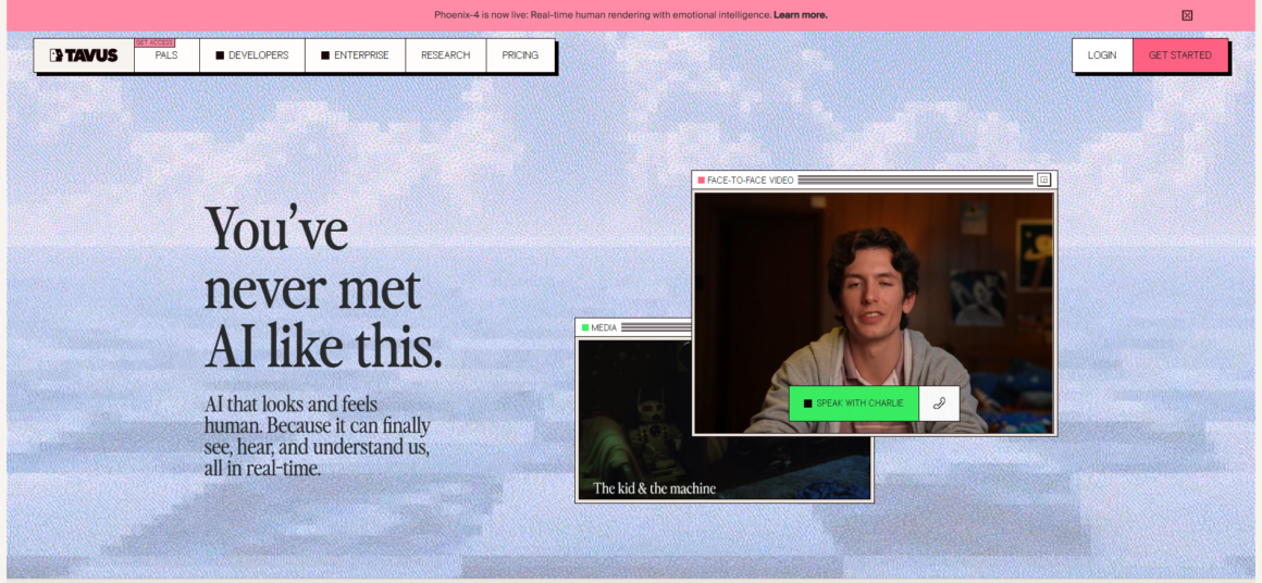 Tavus: a inteligência artificial que cria vídeos personalizados com seu próprio “clone digital”