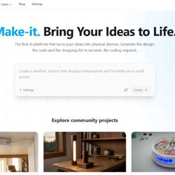 Make-It.ai: a inteligência artificial que ajuda você a construir seus próprios dispositivos