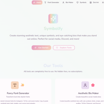 Symbolfy: a ferramenta de IA que transforma textos comuns em estilos criativos para redes sociais