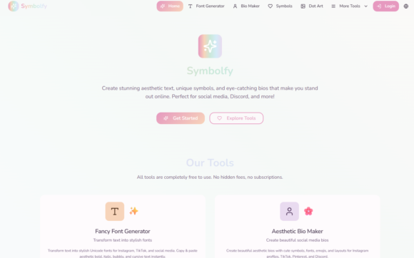 Symbolfy: a ferramenta de IA que transforma textos comuns em estilos criativos para redes sociais