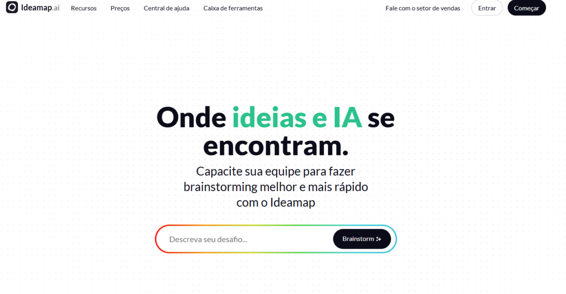 chrome-capture-2026-04-07 IdeaMap: a IA que transforma ideias em mapas mentais inteligentes