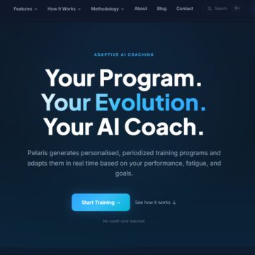 Pelaris: a IA que cria treinos personalizados como um coach digital