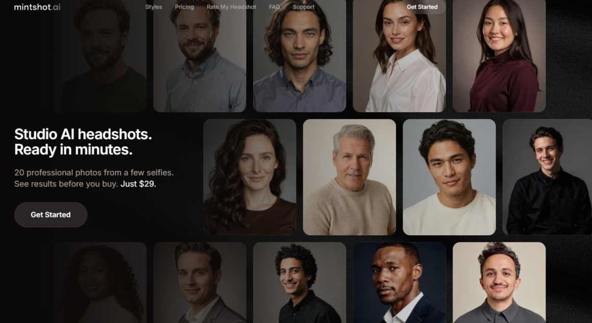 Mintshot: a IA que cria fotos profissionais sem precisar de fotógrafo