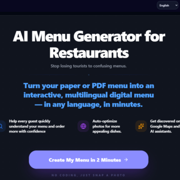 Yaami: a IA que cria menus digitais inteligentes para restaurantes