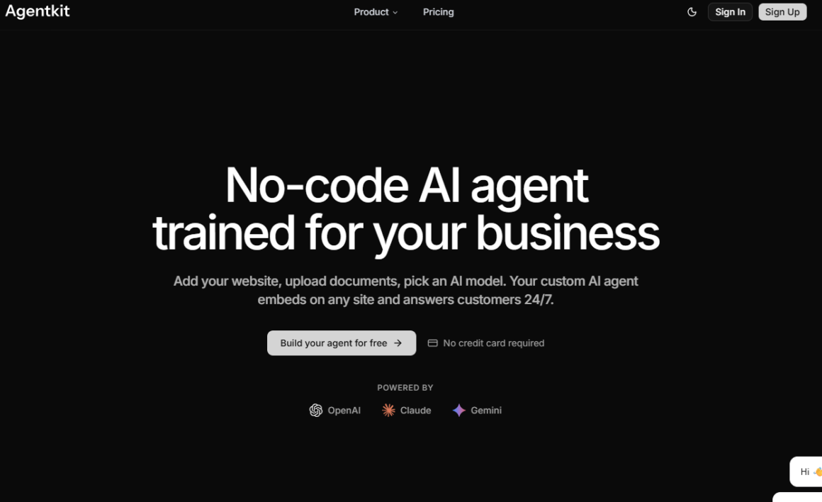 chrome-capture-2026-05-19 AgentKit AI: a plataforma para criar agentes inteligentes sem complicação